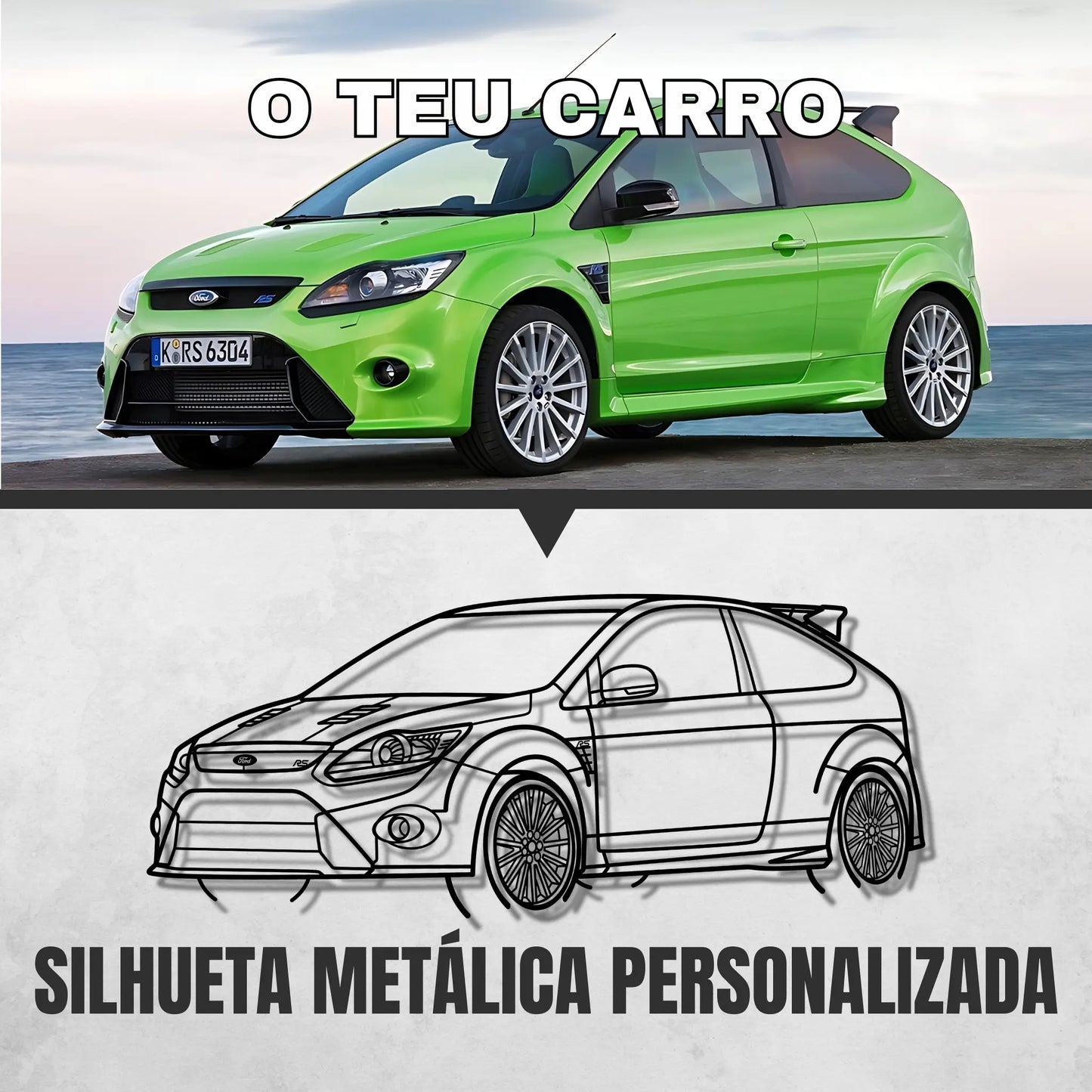 SILHUETA METÁLICA PERSONALIZADA