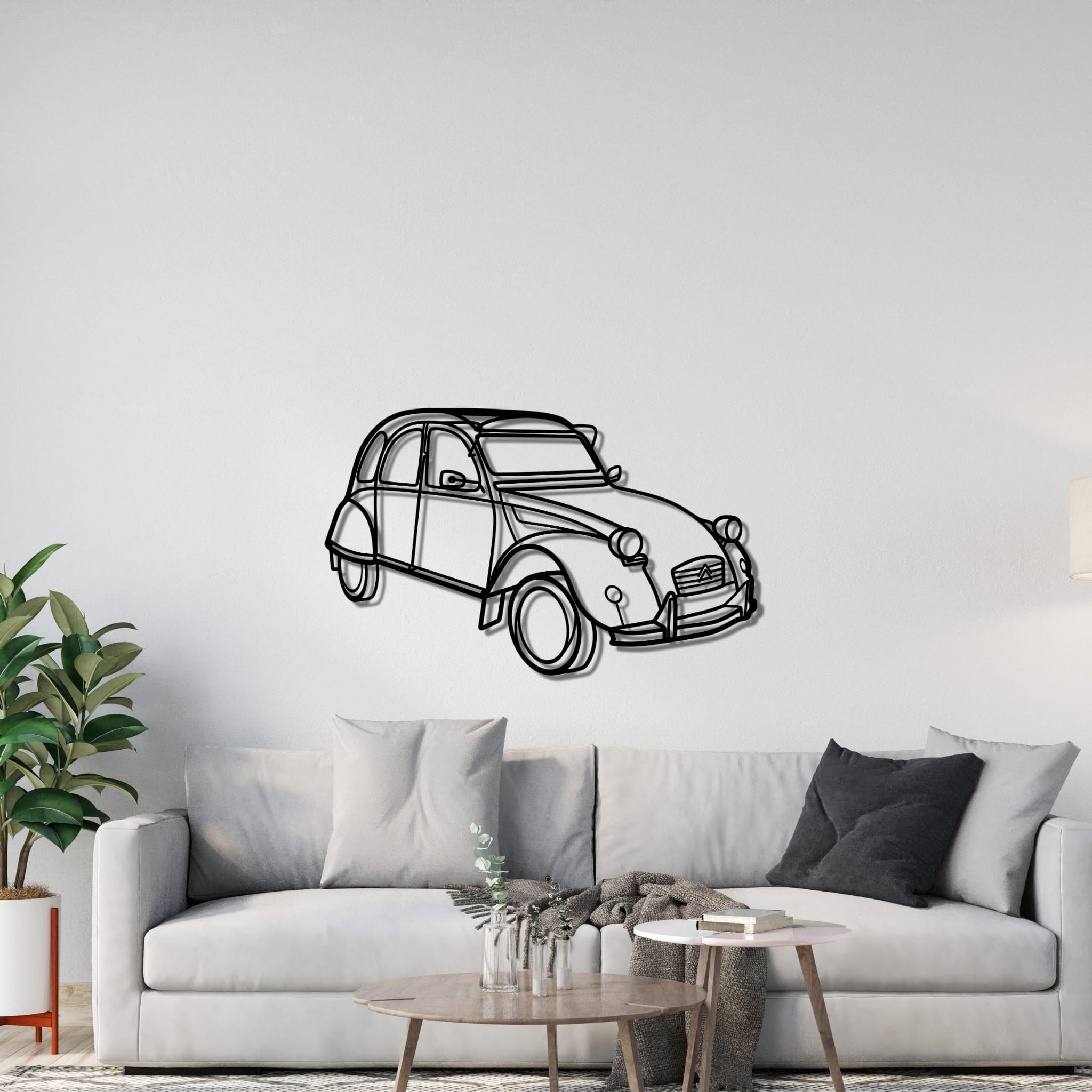 VISTA FRONTAL DEL 2CV