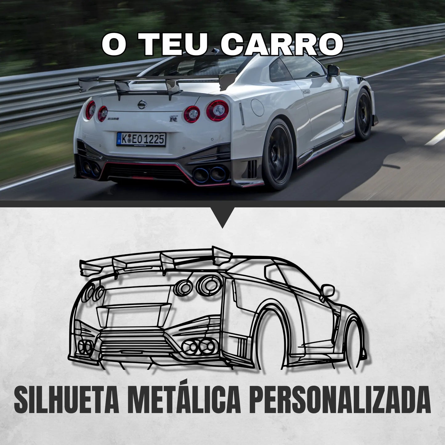 SILHUETA METÁLICA PERSONALIZADA