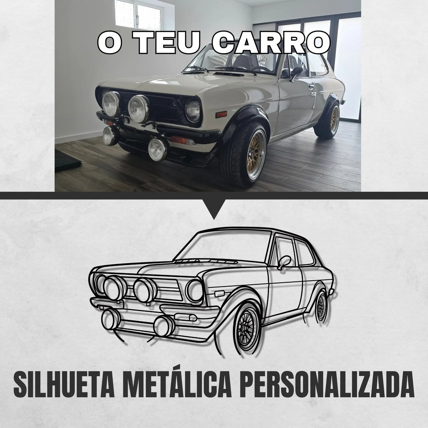 SILHUETA METÁLICA PERSONALIZADA