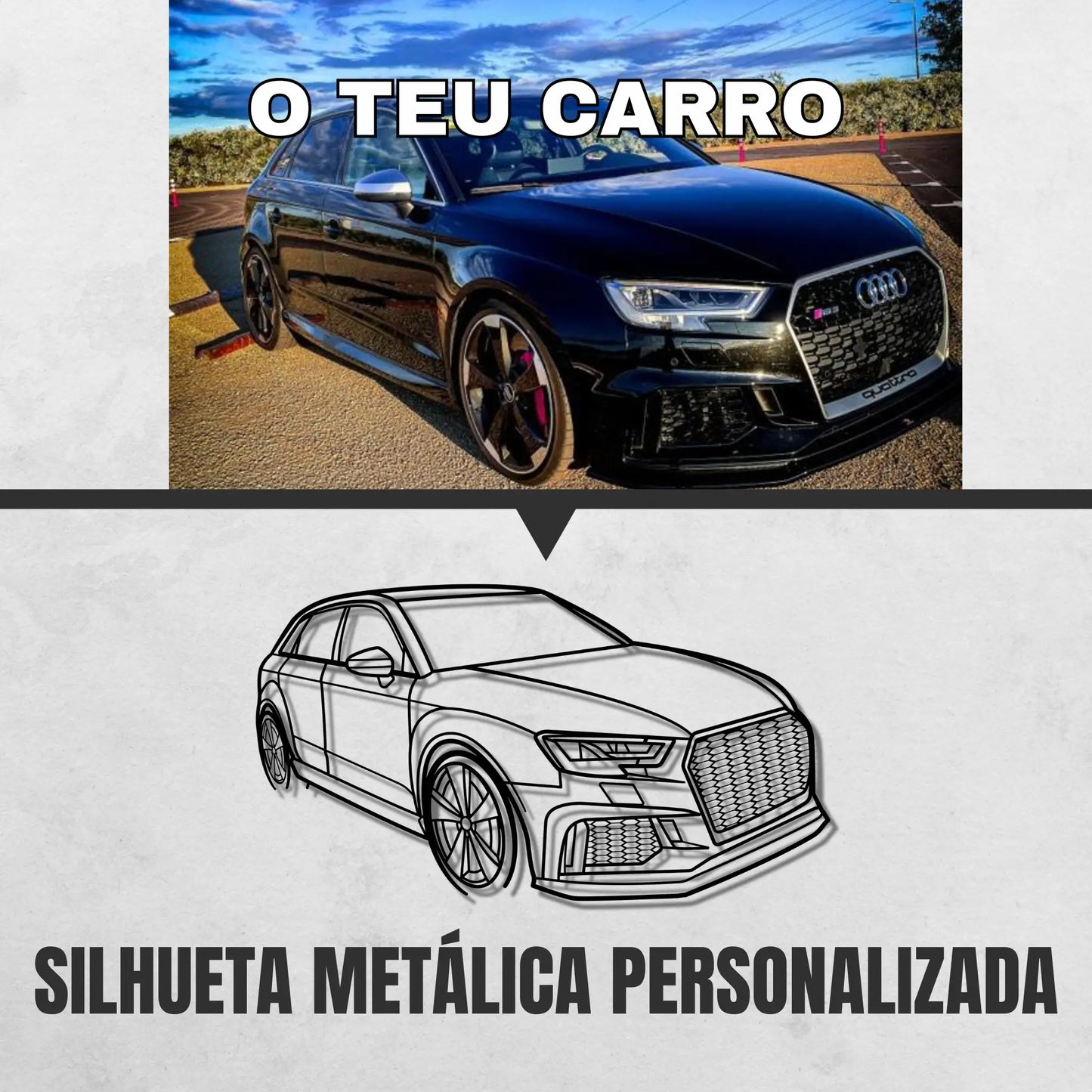 SILHUETA METÁLICA PERSONALIZADA