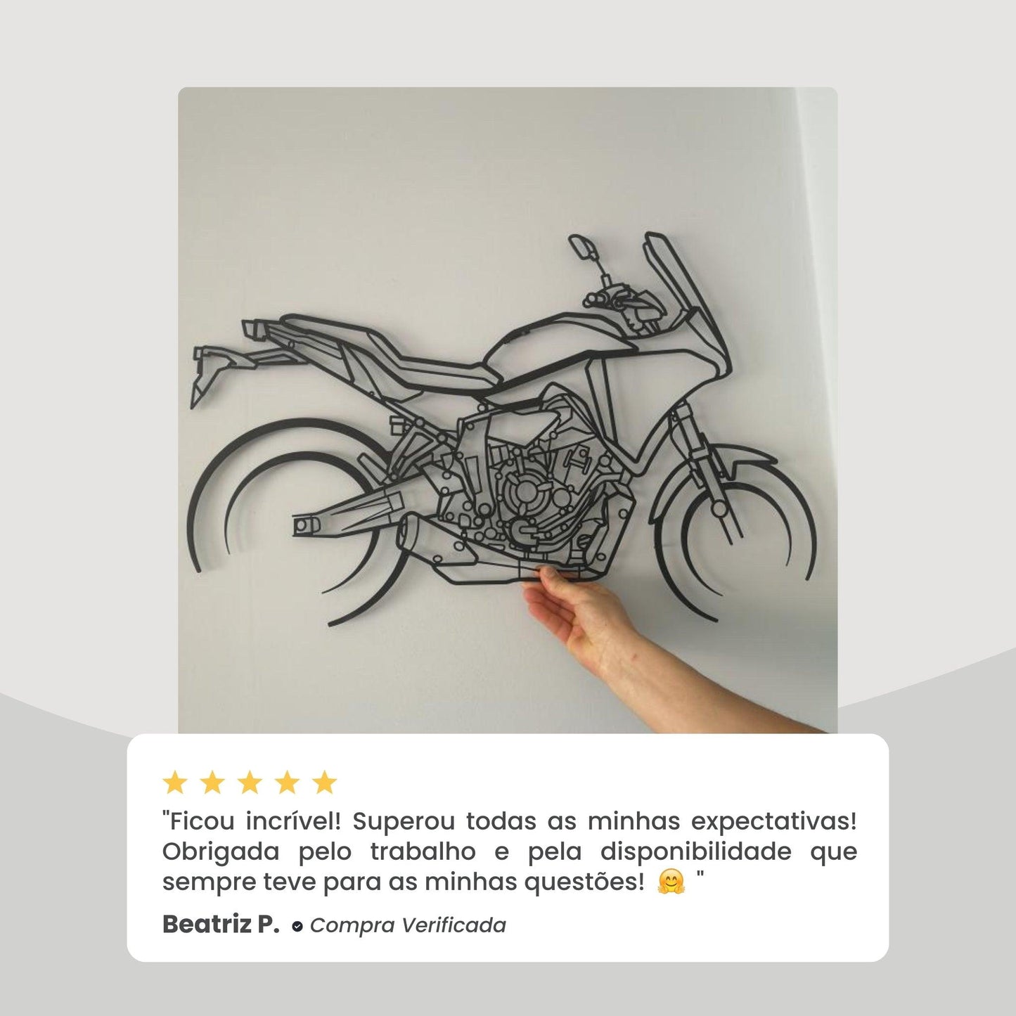 SILHUETA DE MOTA PERSONALIZADA