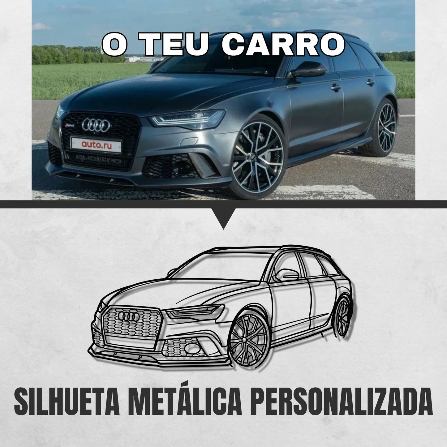 SILHUETA METÁLICA PERSONALIZADA