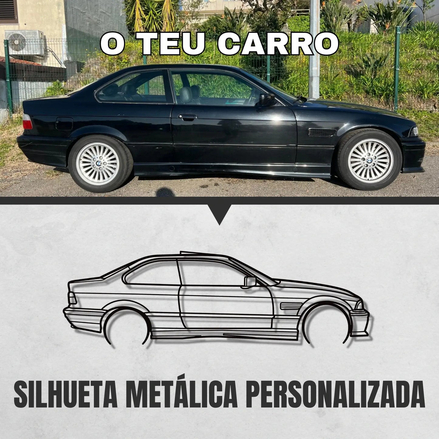 SILHUETA METÁLICA PERSONALIZADA