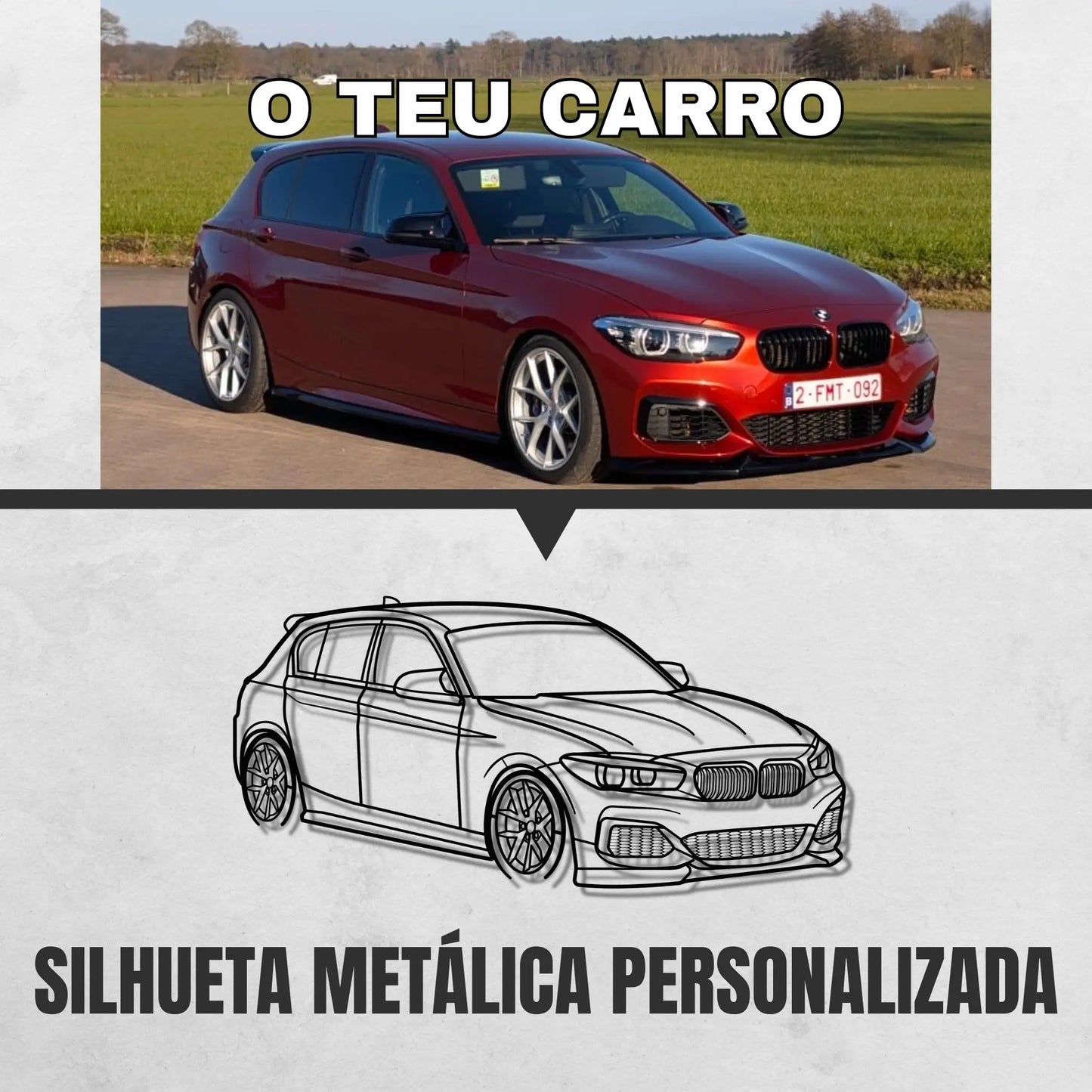 SILHUETA METÁLICA PERSONALIZADA