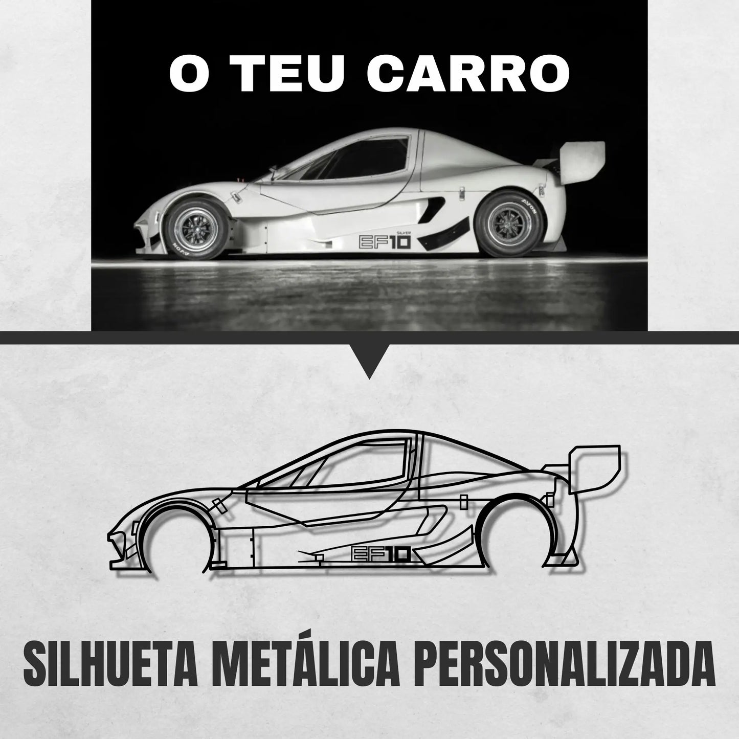 SILHUETA METÁLICA PERSONALIZADA