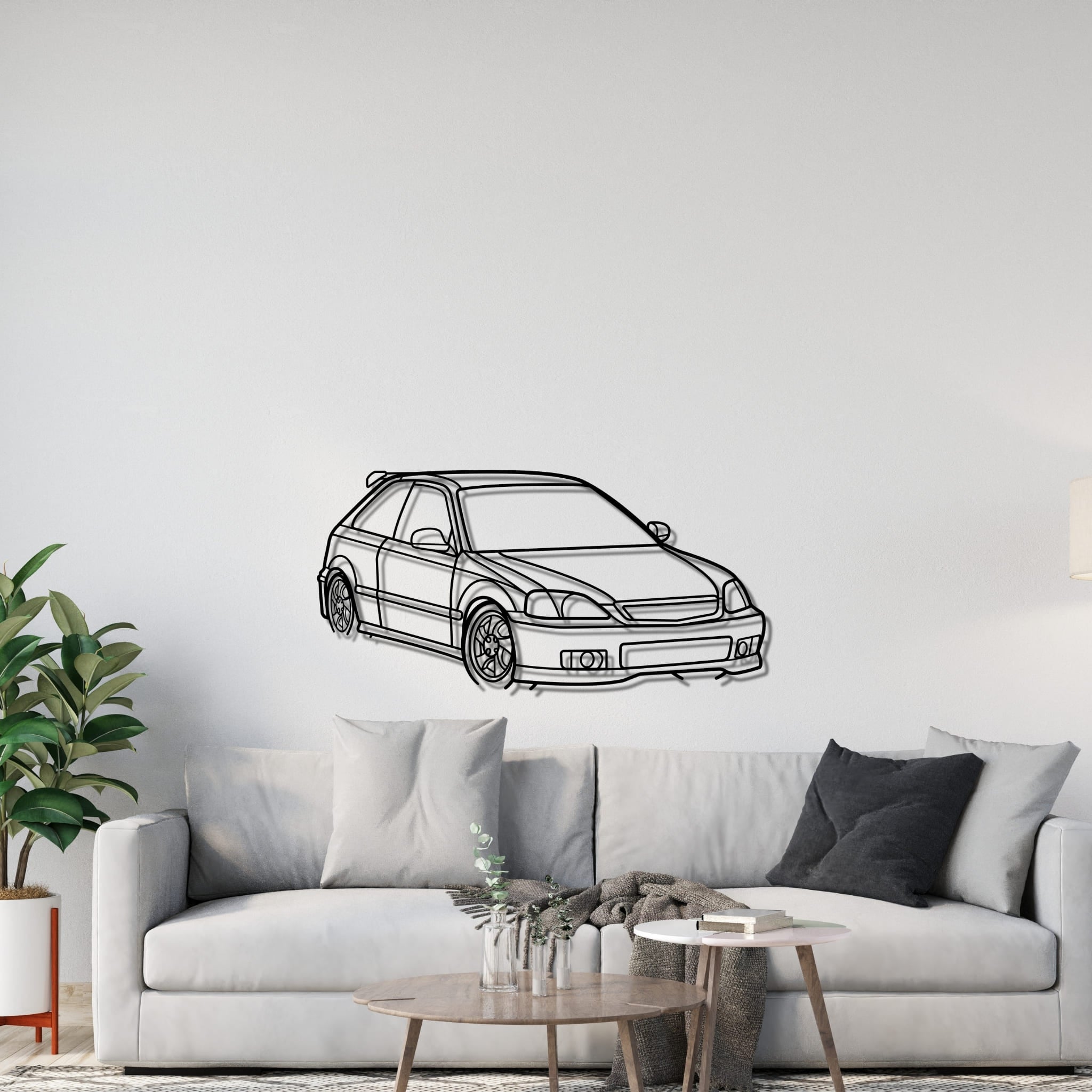 VISTA FRONTAL DEL CIVIC EJ7