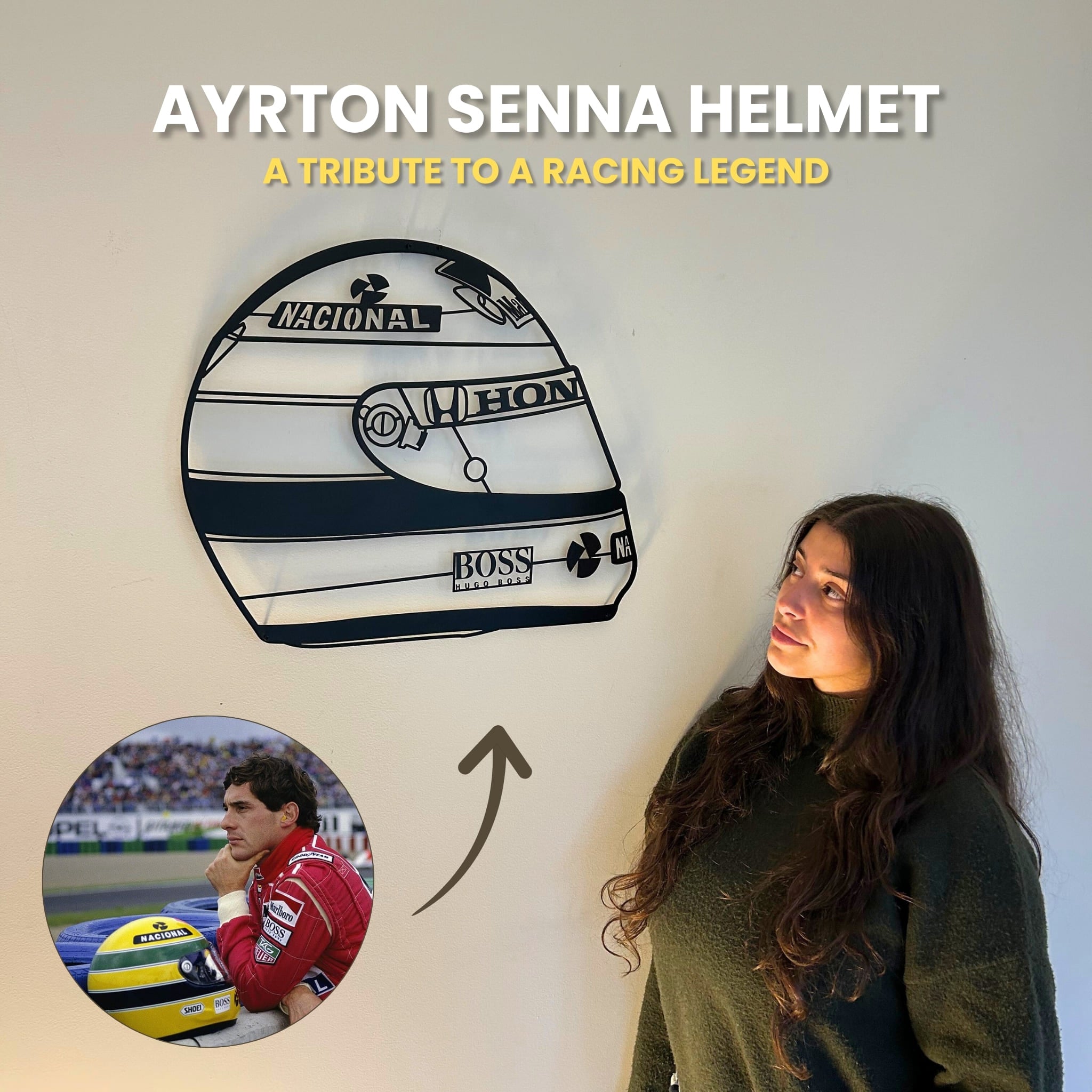 CAPACETE AYRTON SENNA