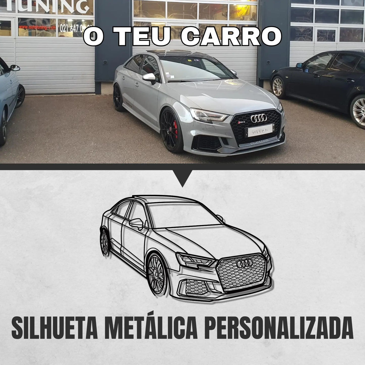 SILHUETA METÁLICA PERSONALIZADA