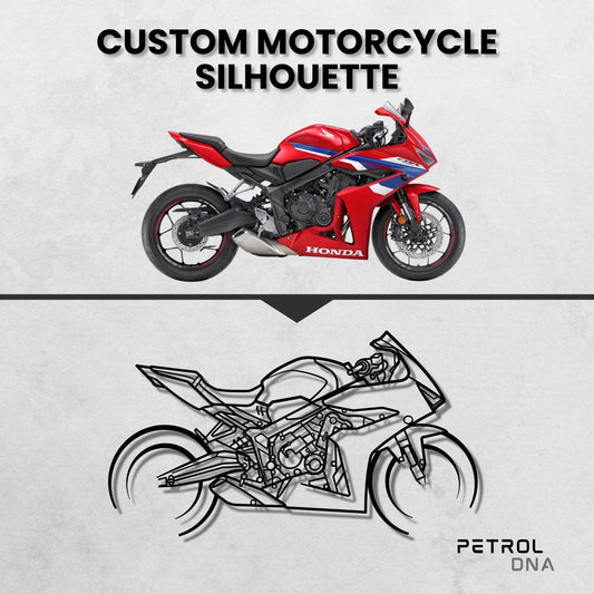 CUSTOM MOTORCYCLE SILHOUETTE