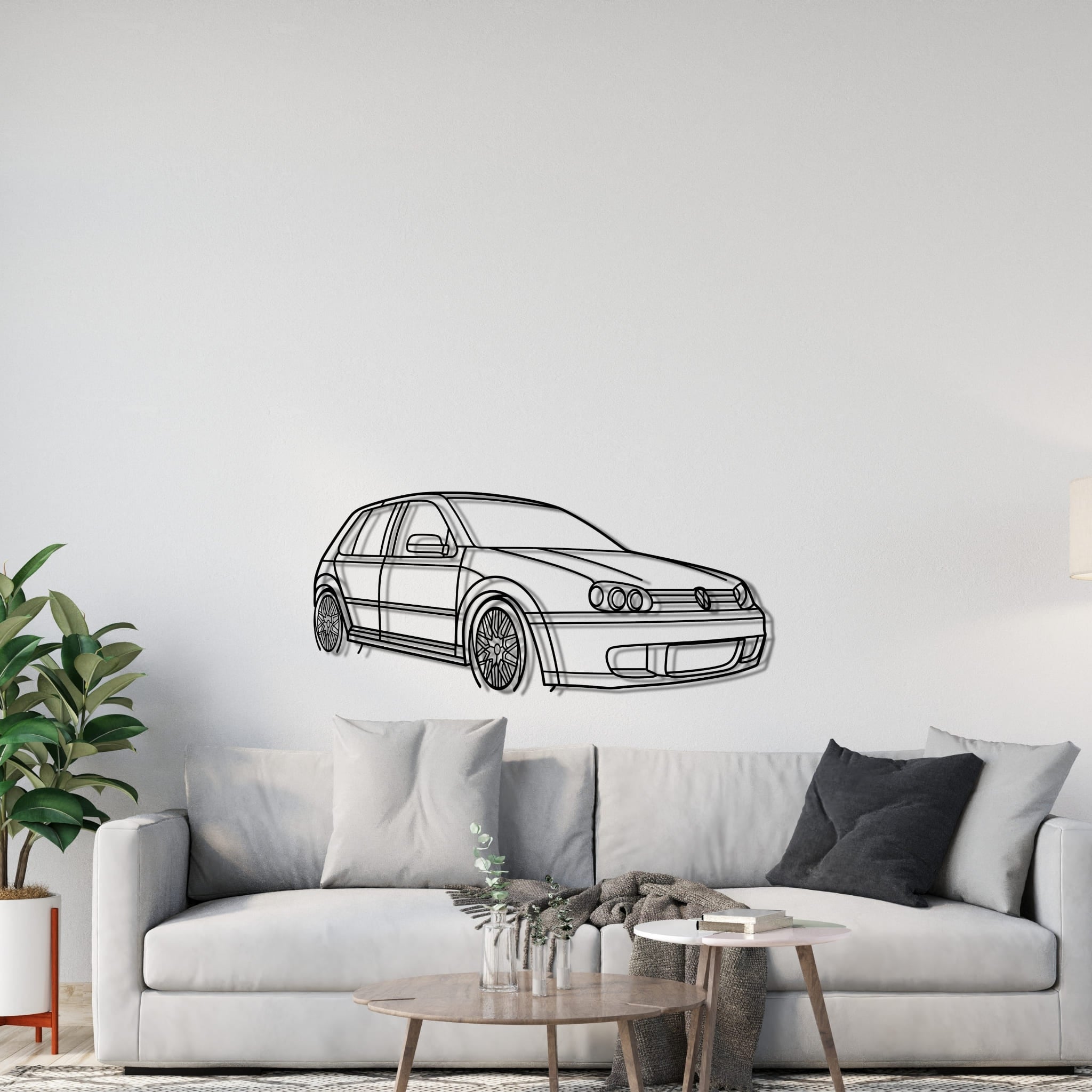 GOLF 4 R32 PERSPETIVA FRONTAL