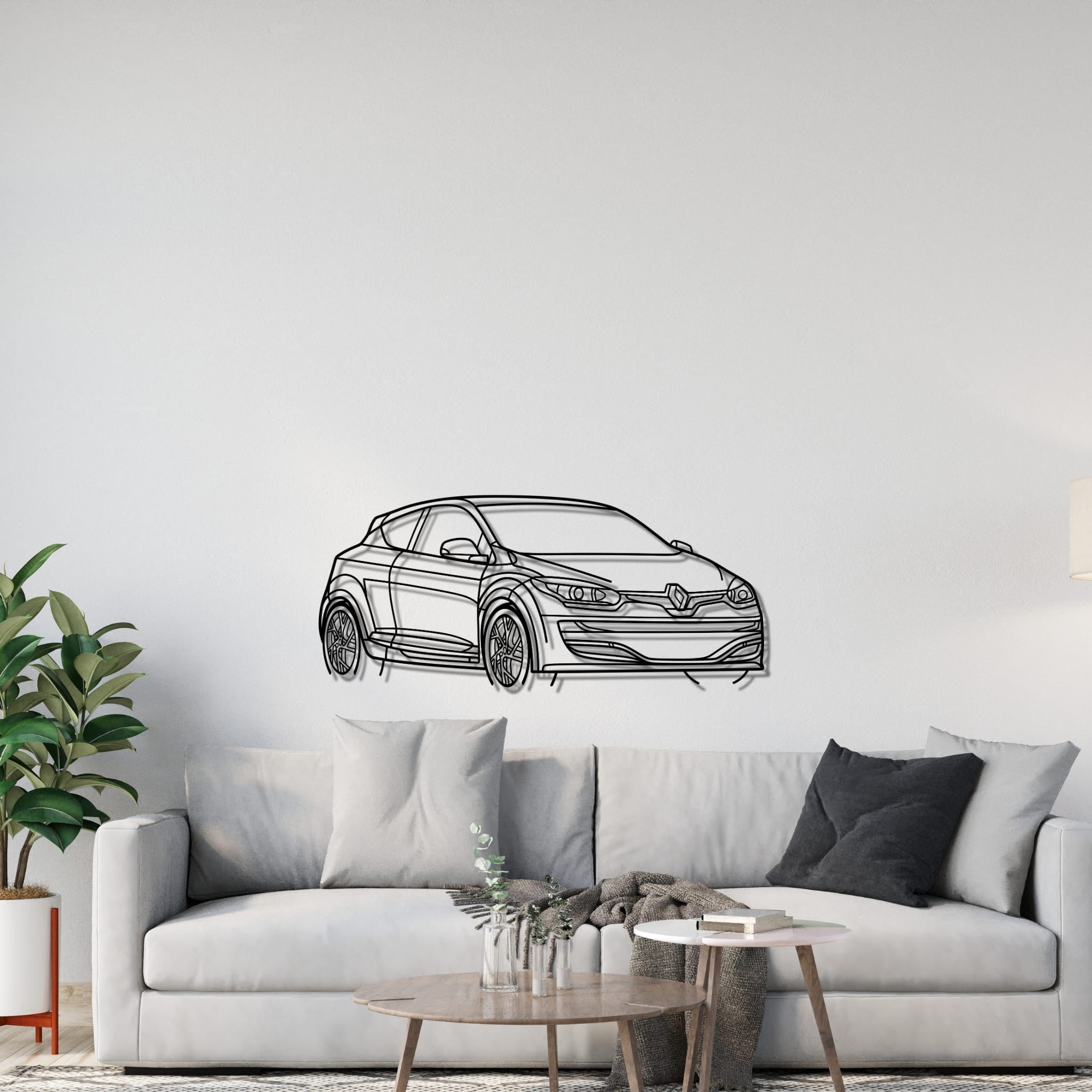MEGANE 3 RS PERSPETIVA FRONTAL