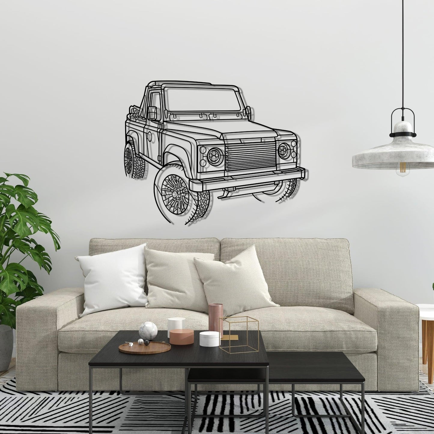 DEFENDER 90 PERSPETIVA FRONTAL