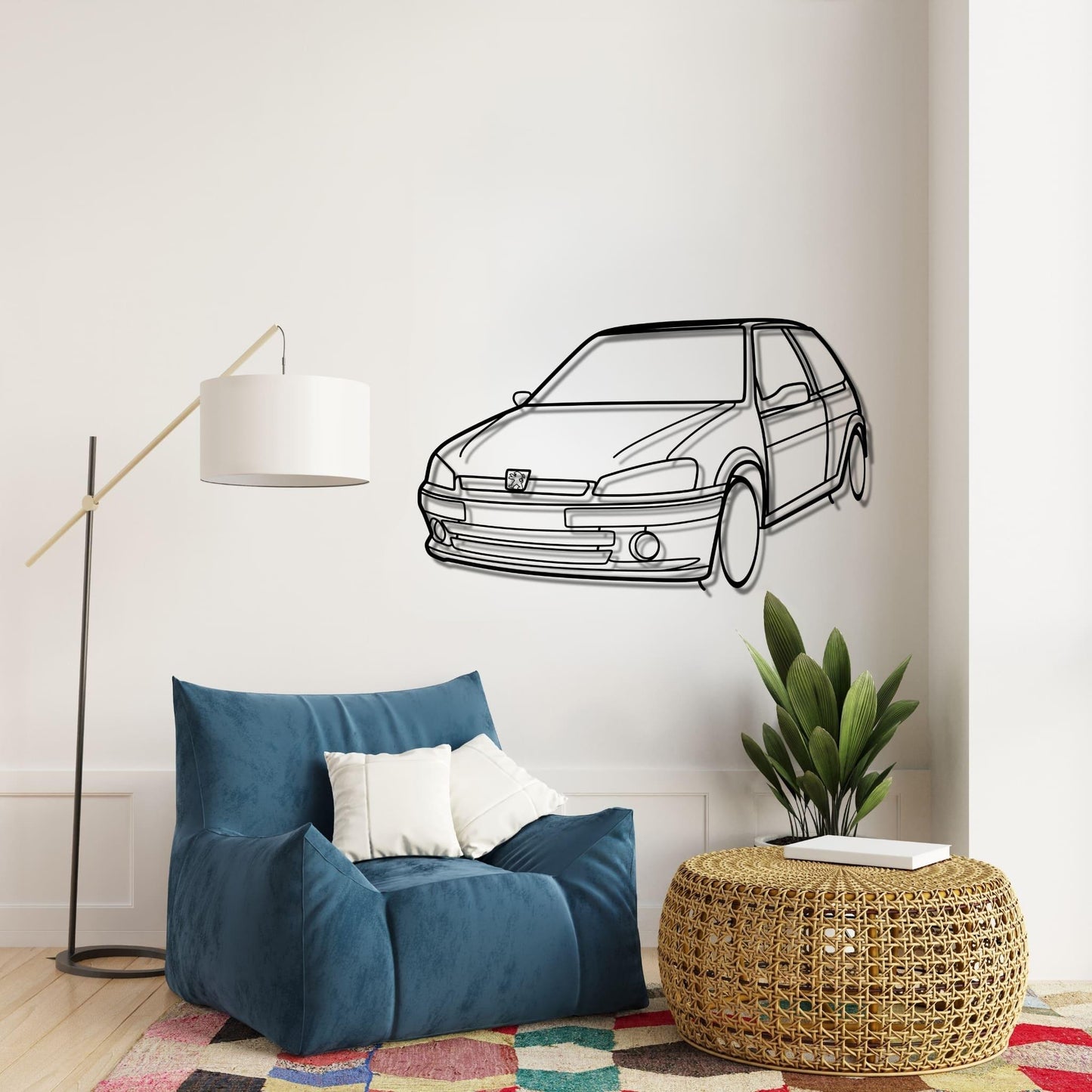 106 GTI FASE 2 PERSPETIVA FRONTAL