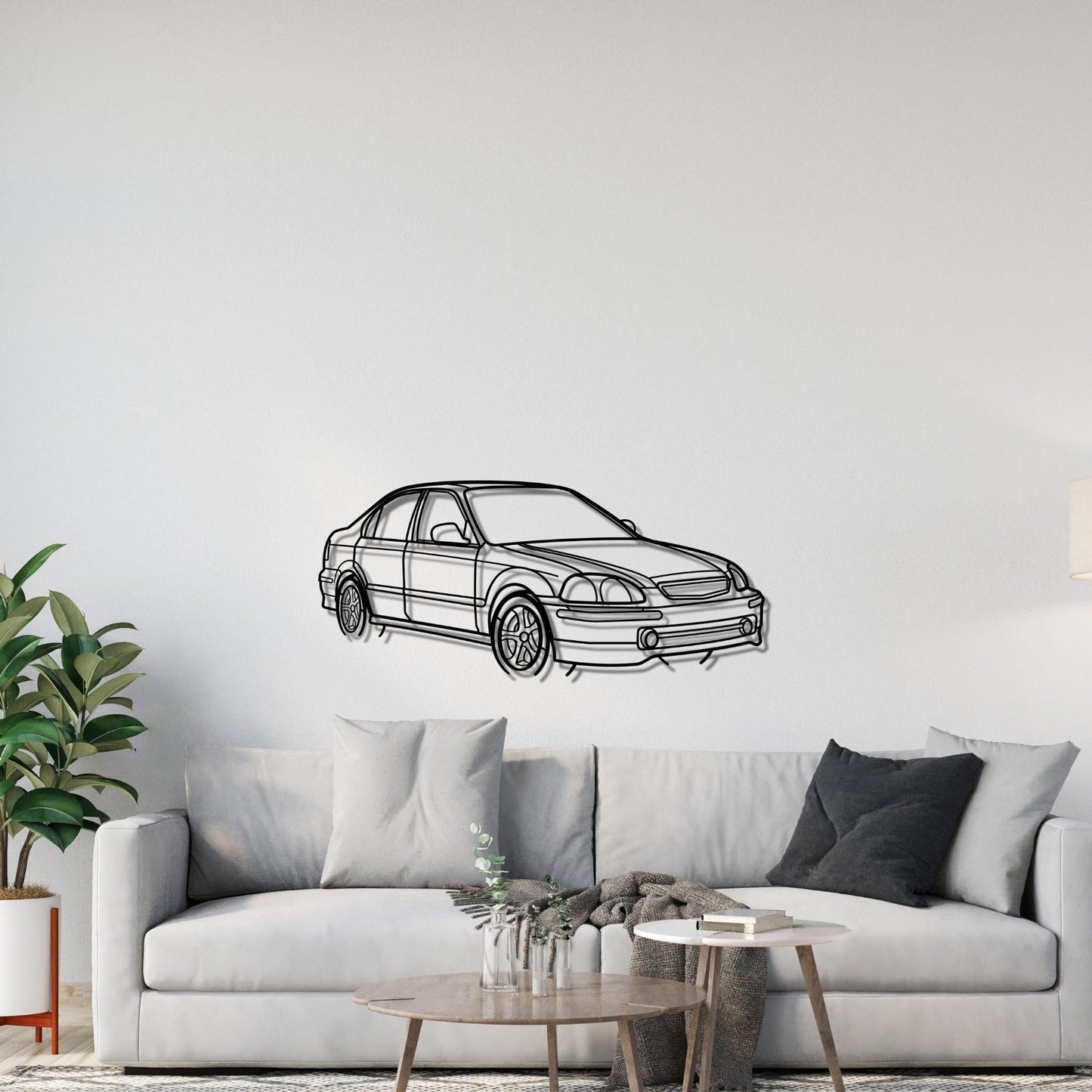 CIVIC 6 PERSPETIVA FRONTAL
