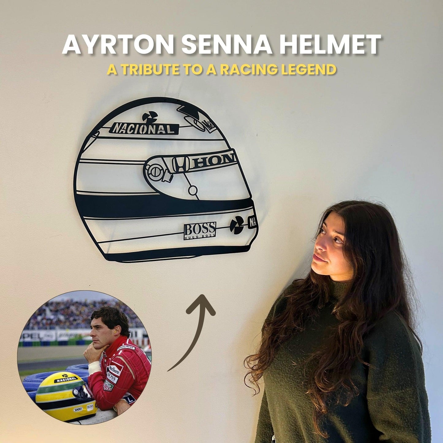 CAPACETE AYRTON SENNA