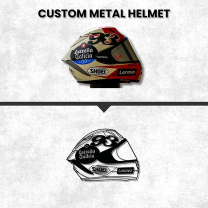 CAPACETE DE METAL PERSONALIZADO
