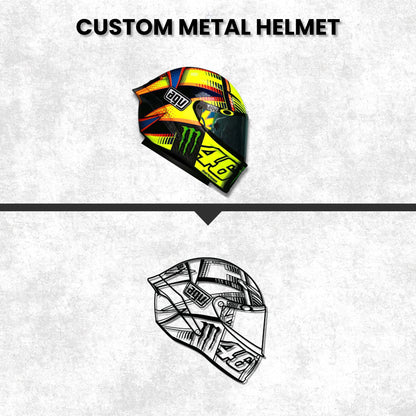 CAPACETE DE METAL PERSONALIZADO