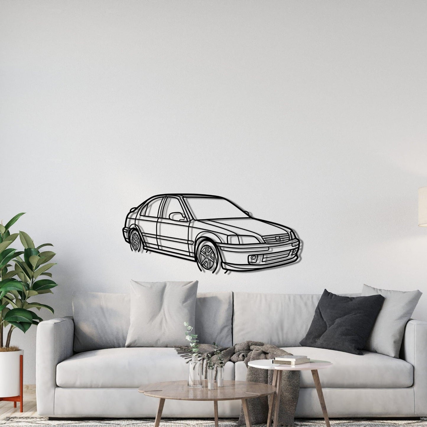 CIVIC 6 FASTBACK PERSPETIVA FRONTAL