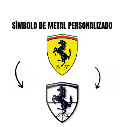 SÍMBOLO DE METAL PERSONALIZADO - PETROL DNA