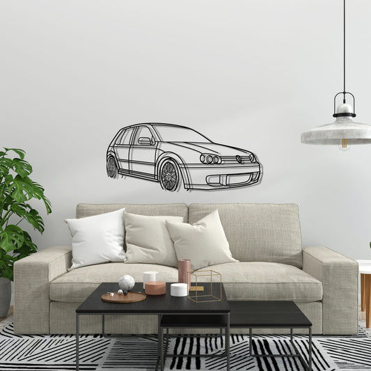 GOLF 4 R32 PERSPETIVA FRONTAL