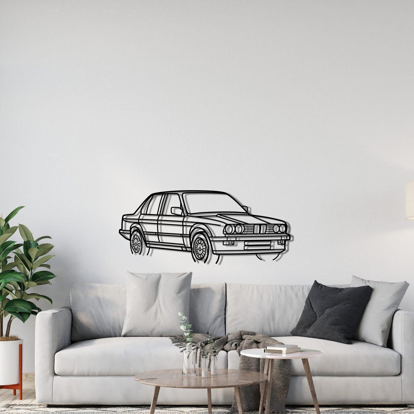 E30 316 SEDAN PERSPETIVA FRONTAL