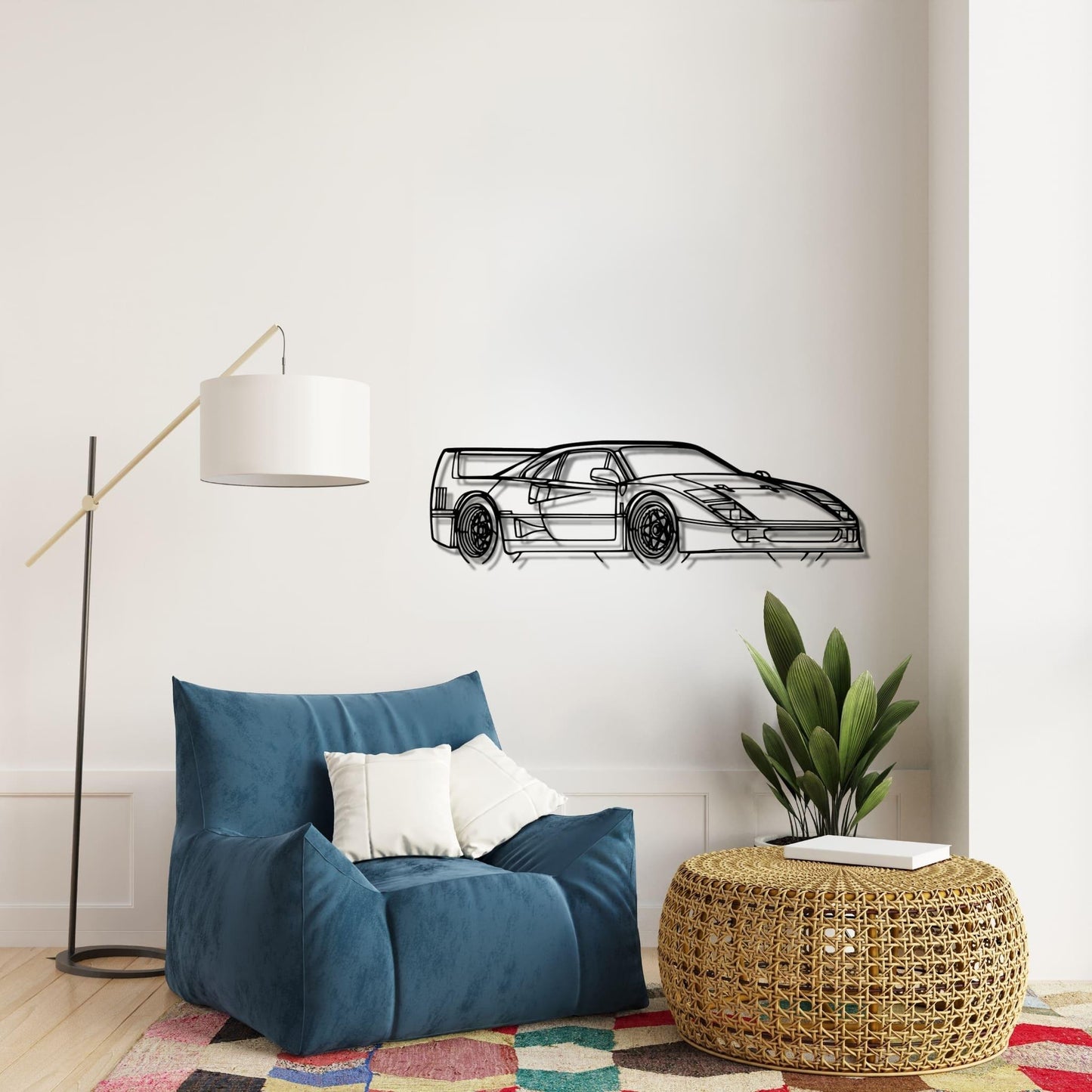 F40 PERSPETIVA FRONTAL