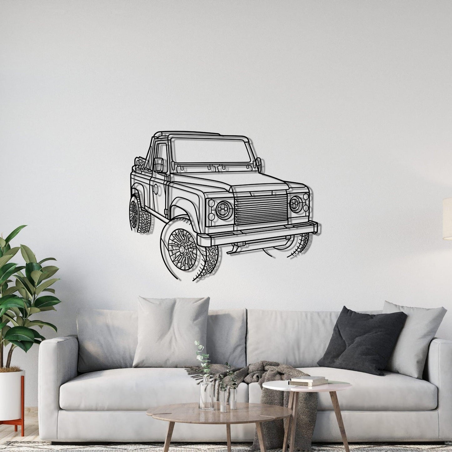 DEFENDER 90 PERSPETIVA FRONTAL