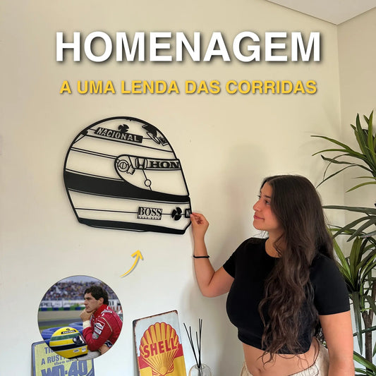 CAPACETE AYRTON SENNA